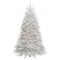 National Tree Company Pre-Lit Artificial Christmas Tree, White, Dunhill Fir, Clear Lights, Includes Stand, 7.5 Feet